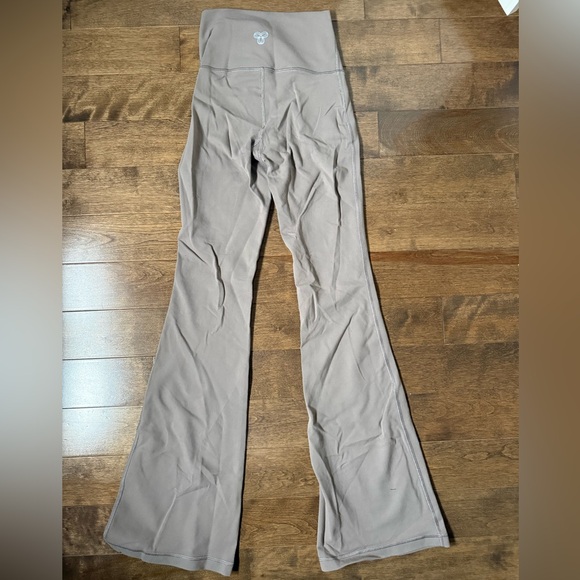 Aritzia Taupe Flare Pants - Picture 2 of 2